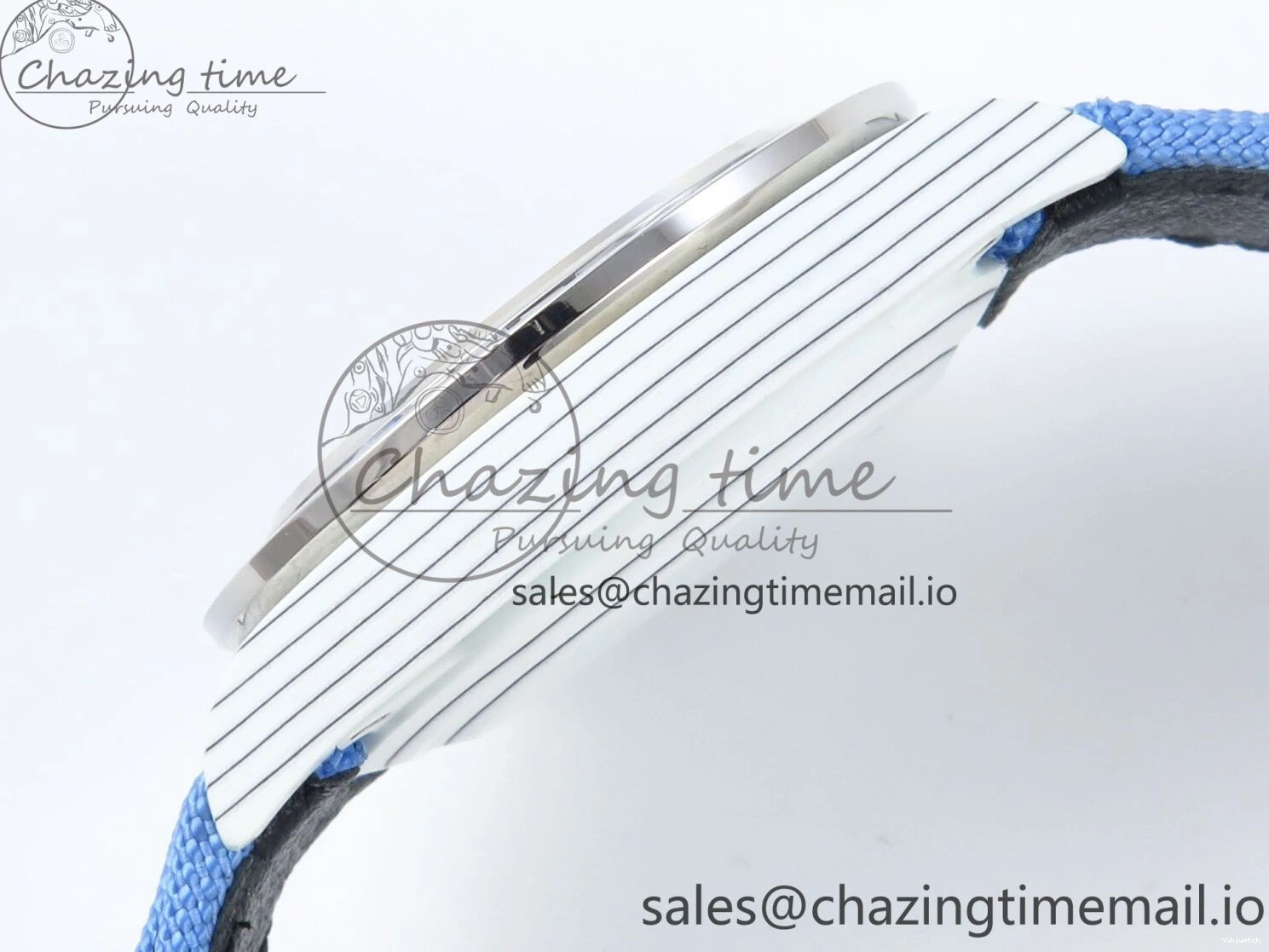 Carbon REMOULD Blue on Dial Bezel Edition DD4802 White Diamonds GETF Best Strap Blue Skeleton ZIF Nylon Blue Daytona 0331